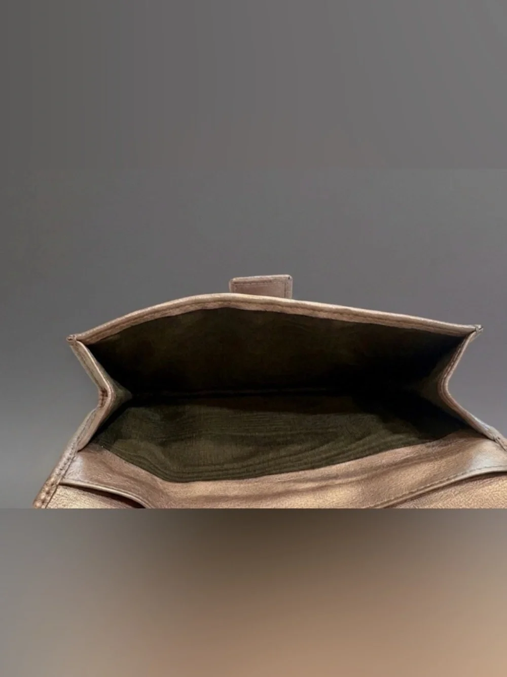 Gucci GG Monogram Long Continental Wallet in Metallic Lilac - Picture 12 of 16